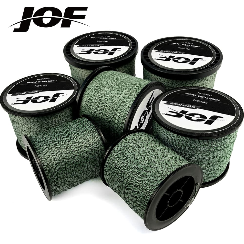 Jof 1000 ม. 500 ม. 300 ม. 8 Strands 22-96 Lb Pe สายลวดถักสําหรับใช้ในการตกปลา - รูปที่ 1