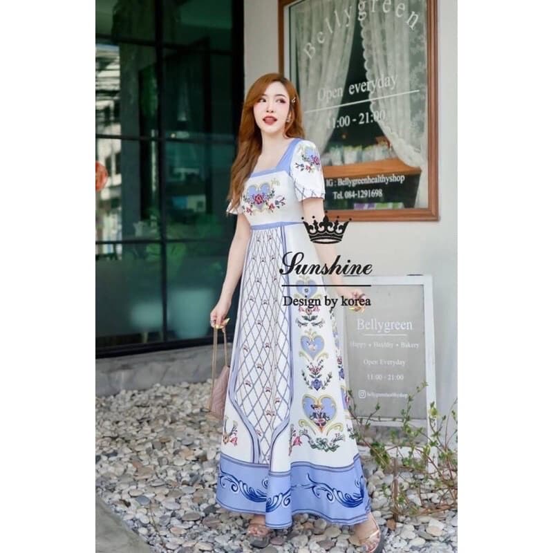 ✅✅✅พร้อมส่ง✅✅✅Lot ท(B38) เดรสเจ้าหญิง สีฟ้า ป้าย Lady Sunshine Size S+Lot นS1 - รูปที่ 1