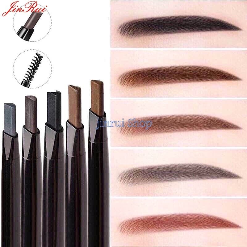 【พร้อมส่ง】2 In 1 ดินสอเขียนคิ้ว แบบสองหัว กันน้ํา ติดทนนาน - รูปที่ 1