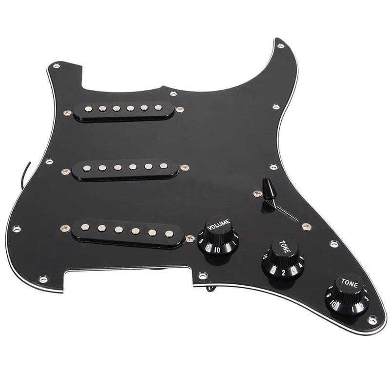 ชุดปิ๊กอัพกีต้าร์ไฟฟ้า Loaded Pickguard สําหรับ Fender Strat - รูปที่ 1