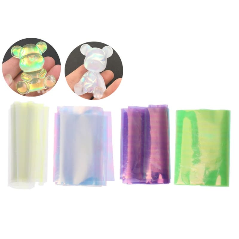 for Aurora AB Effect Reflective Mirror Paper DIY Epoxy Resin Jewelry Filli - รูปที่ 1