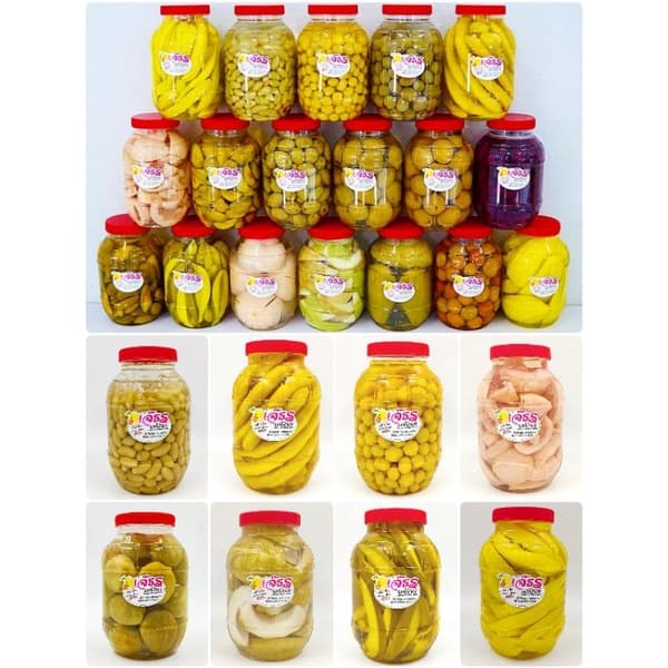 ผลไม้ดอง บรรจุขวดโหล 1 กิโลกรัม + พริกเกลือ 100 กรัม - รูปที่ 1