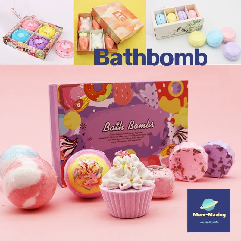 (MACHIKO) #Bath Bomb 1 เซท บาธบอมบ์ สบู่แช่ตัว สบู่ทำสปา ราคาพิเศษ - รูปที่ 1