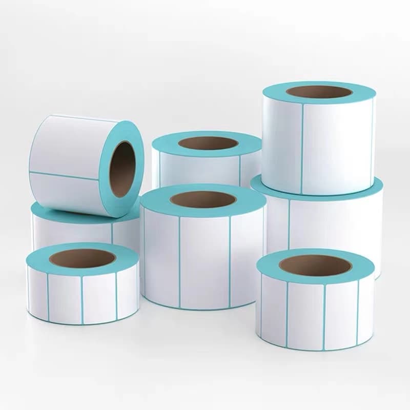 เทอร์มอล สติ๊กเกอร์บาร์โค้ดความร้อน Thermal Sticker Label สติ๊กเกอร์บาร์โค้ดความร้อน Barcode Sticker Labelป้ายสติ๊กเกอร์ - รูปที่ 1