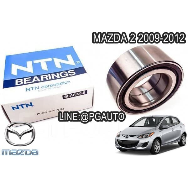 NTN ลูกปืนล้อหน้า LH/RH MAZDA 2 DE ปี 2009-2014 (2ชิ้น) - รูปที่ 1