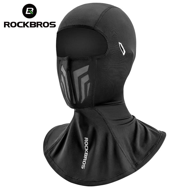 ROCKBROS หน้ากาก ผ้าพันคอ ผ้าเรยอน ป้องกันรังสียูวี 400 เหมาะกับฤดูร้อน สําหรับขี่จักรยานยนต์ - รูปที่ 1