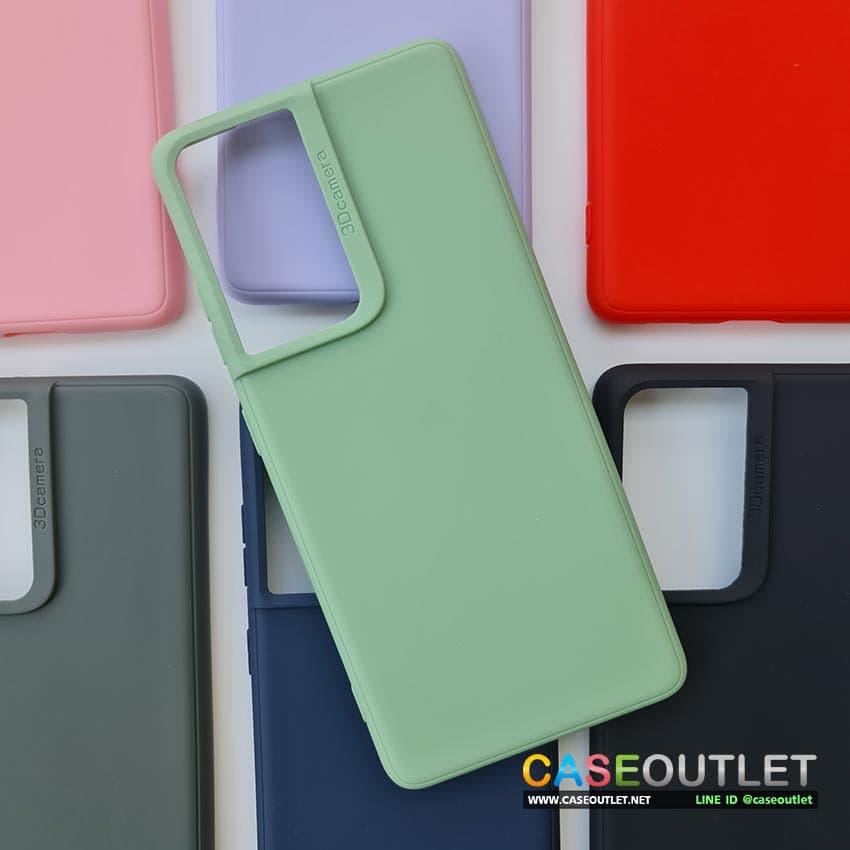 เคส Samsung Galaxy S21 Ultra | S21 plus TPU สีพาสเทล สีด้าน ใส่บาง ลดรอยนิ้ว กันกล้อง เคสใส่ป้องกันรอบ - รูปที่ 1