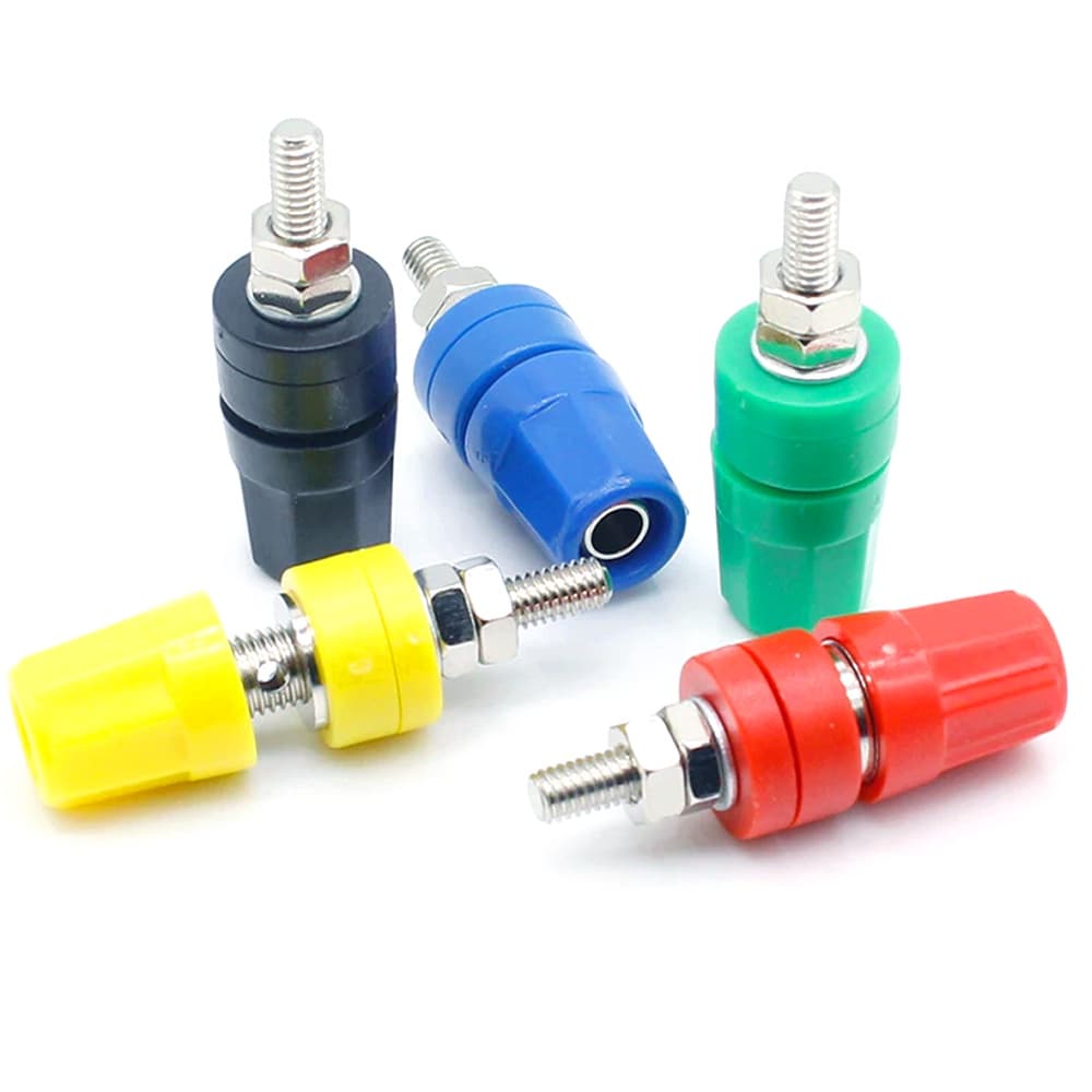 ปลั๊กกล้วย M4X36 บานาน่า banana jack Female Male Terminal 4mm High power ตัวเมีย ตัวผู้ แจ็ค M4 * 36 - รูปที่ 1