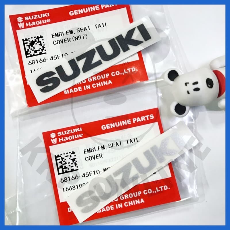[SUแท้‼️] สติกเกอร์ฝาครอบท้ายเบาะ GD100 Suzuki แท้!!! - รูปที่ 1