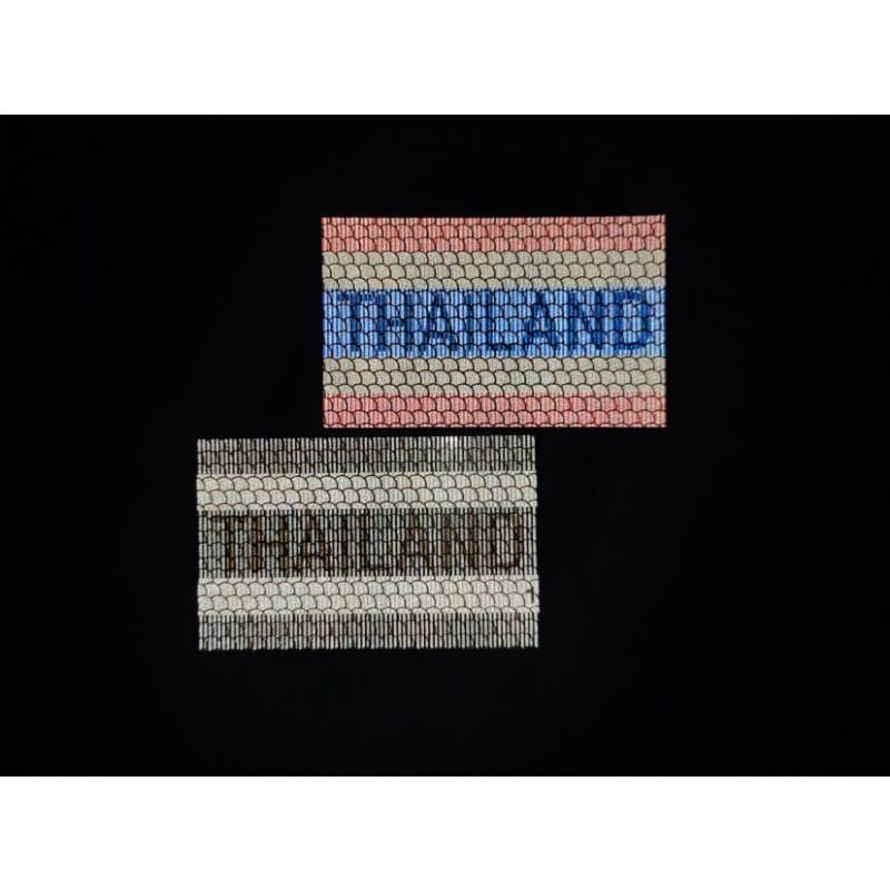 Patch ธงชาติไทย Thailand สะท้อนแสง ขนาด 5*8 cm - รูปที่ 1