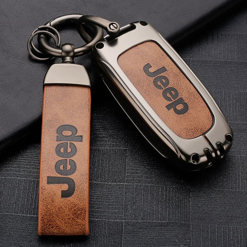 JEEP Key Cover Guide Freeman Freeman Big Commander Big Cherokee กุญแจรถพวงกุญแจ - รูปที่ 1