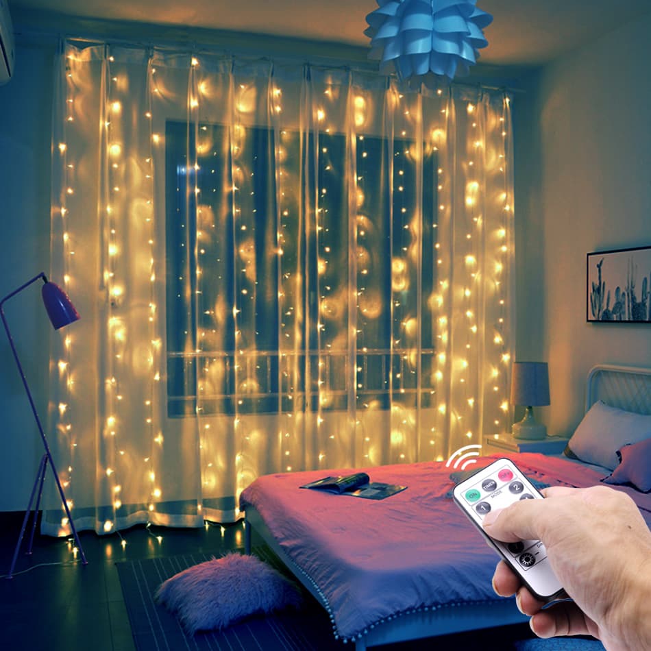 NEW สายไฟ Led 8 โหมดสําหรับตกแต่งบ้าน - รูปที่ 1