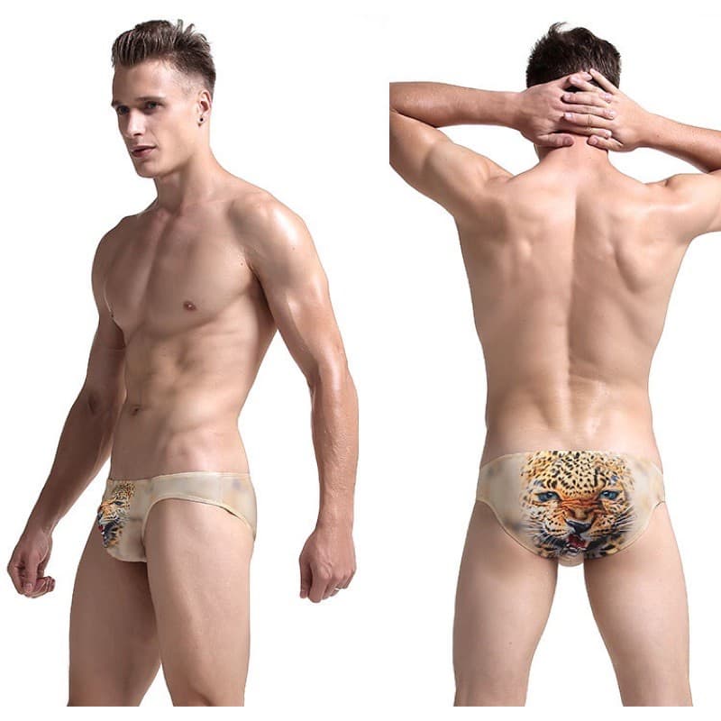 ?พร้อมส่ง?กางเกงในชายSexy ทรงbrief ผ้าไนลอน - รูปที่ 1