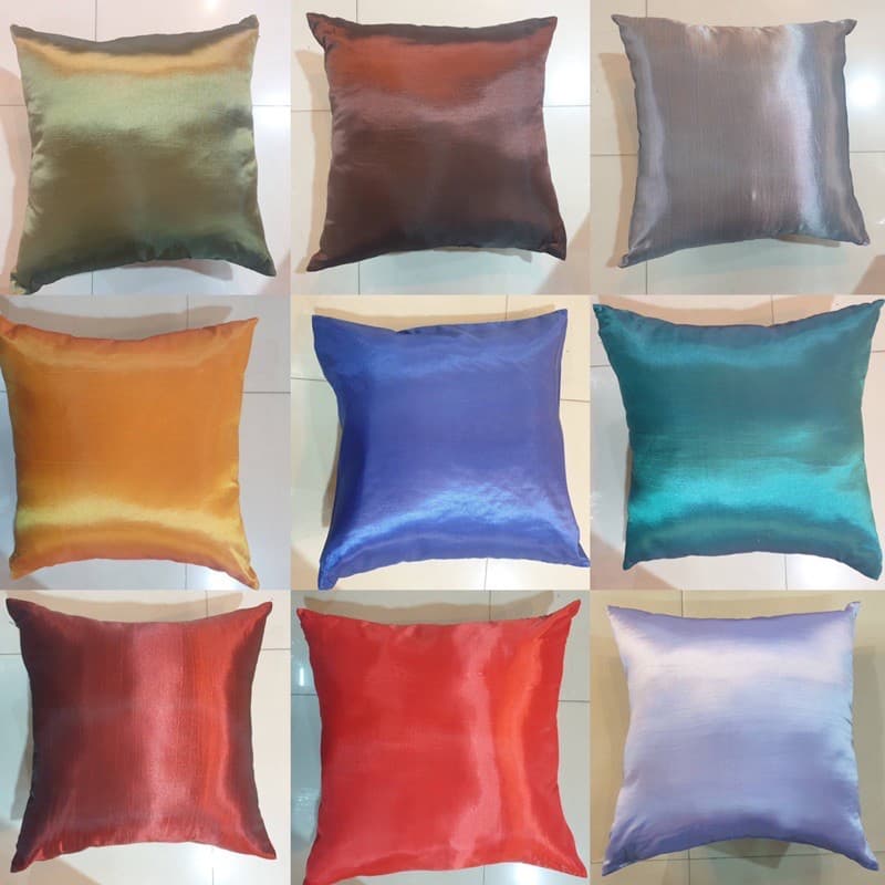 ปลอกหมอนสีพื้น  ขนาด45*45 พร้อมส่ง - รูปที่ 1