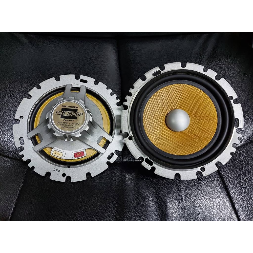 Carrozzeria TS-C1600Aขนาด6-6.5"Made in Japanเสียงกลางรุ่นใหญ่ แม่เหล็กเหลวให้เสียงสะอาดสวยSQ หวานหรูเบสนุ่มกรวยเครฟล่าห์ - รูปที่ 1