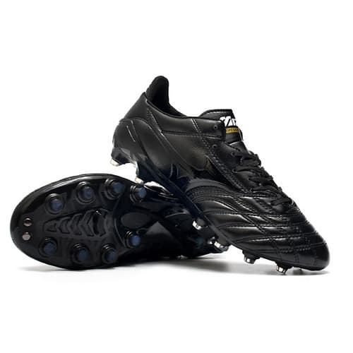Mizuno Tγnis Moreira Series Fg Sola 39-45 รองเท้าผ้าใบลําลอง สีดํา เหมาะกับการเล่นกีฬา ฟุตบอล สําหรับผู้ชาย - รูปที่ 1