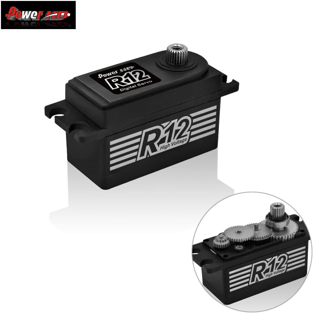 เกียร์เซอร์โว ไร้แปรงถ่าน HD R12s 12 กก. 6.0~8.4V สําหรับรถบังคับ 1/10 - รูปที่ 1