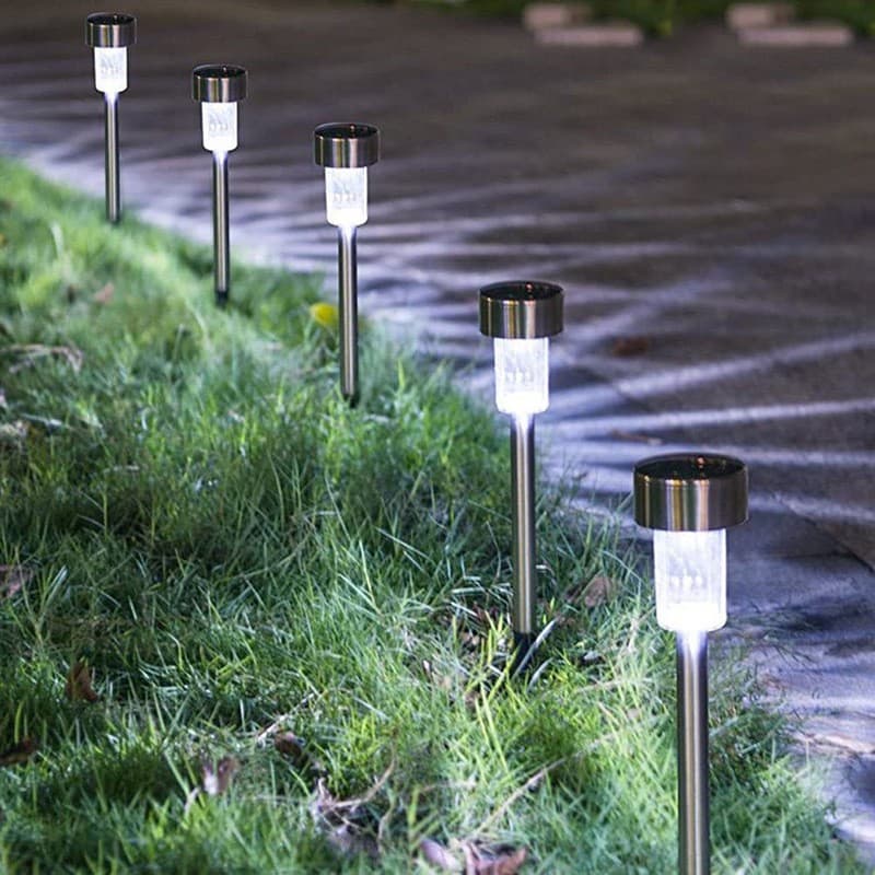 ไฟปักสนาม พลังงานแสงอาทิตย์โซล่าเซลล์ Solar LED Light ไฟแต่งสวน ไฟทางเดิน - รูปที่ 1
