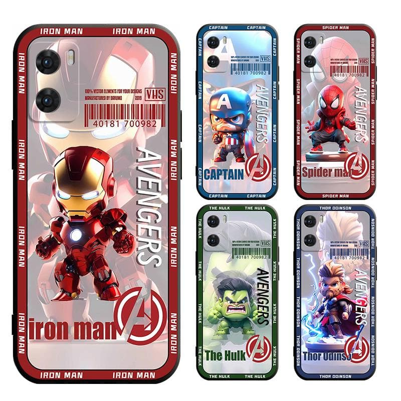เคส OPPO RENO 4 5 6 7 8 5Z 6Z 7Z 8Z PRO PLUS โทรศัพท์มือถือแบบนิ่ม ผิวด้าน ลายมาร์เวล สีดํา สําหรับ - รูปที่ 1