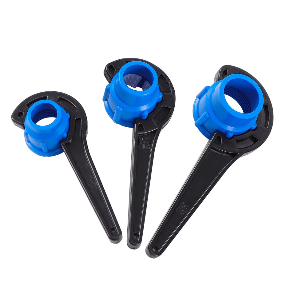 1 Pc 20/25/32/40/50 มม.ท่อ PE Fast Connecting อุปกรณ์ประแจ PE PVC หลอดวาล์วล็อค Nut ประแจพิเศษชลประทานท่อซ่อมเครื่องมือ - รูปที่ 1