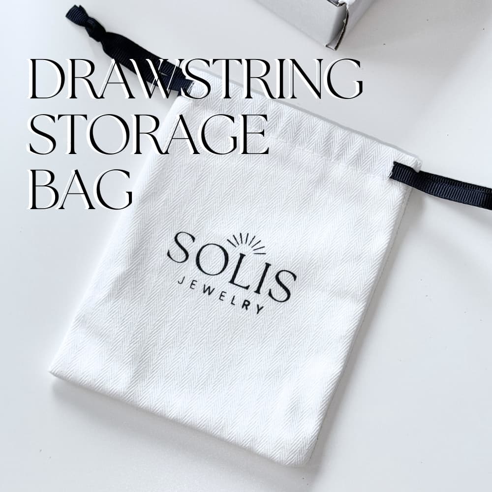 SOLIS JEWELRY กระเป๋าใส่เครื่องประดับผ้าฝ้าย - รูปที่ 1