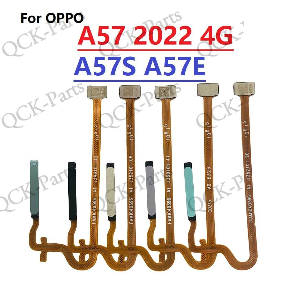 นิ้วพิมพ์ปุ่ม Home Touch ID Connector Flex สําหรับ OPPO A57 2022 4G A57S A57E CPH2387 CPH2385 ลายนิ้วมือเซ็นเซอร์ Flex - รูปที่ 1
