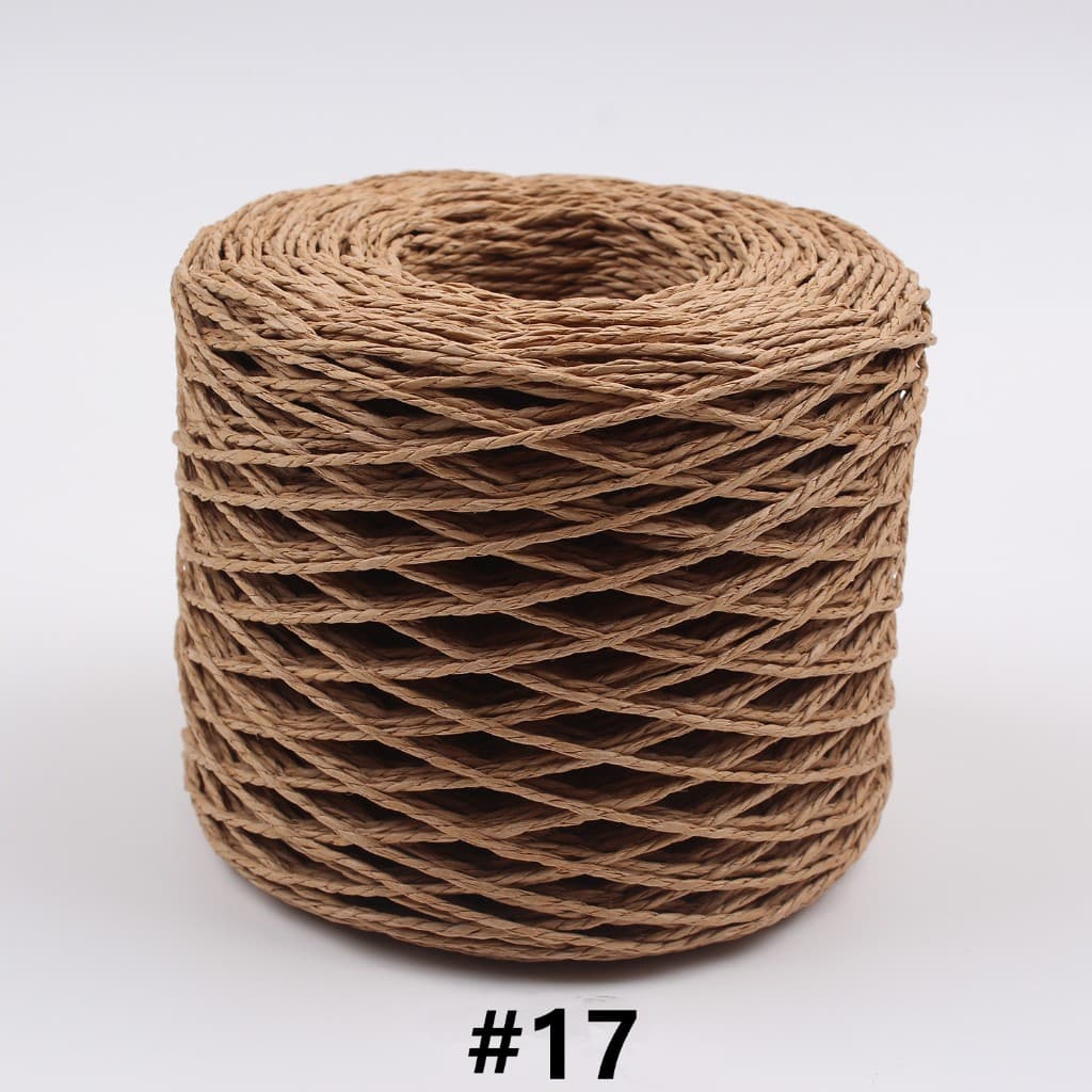 200 เมตร Raffia ฟางกระดาษเส้นด้ายม้วน Strings DIY หมวกกระเป๋า - รูปที่ 1