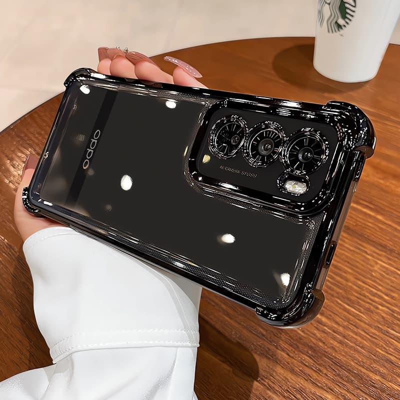 หรูหราสี่มุมสําหรับoppo A5PRO A60 A95 A3i A3X A78 A74 A95 A7 A5S A12 A11K A58 A54 A38 A18 A17 A16 A16 A16S A1S A5S A5S A3 Anti Dropกรณี - รูปที่ 1
