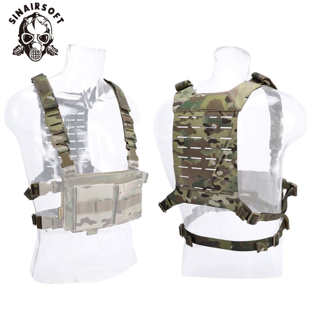 SINAIRSOFT Outdoor D3 SS MK Series Chest Hanging MOLLE Vest Backboard Accessories - รูปที่ 1