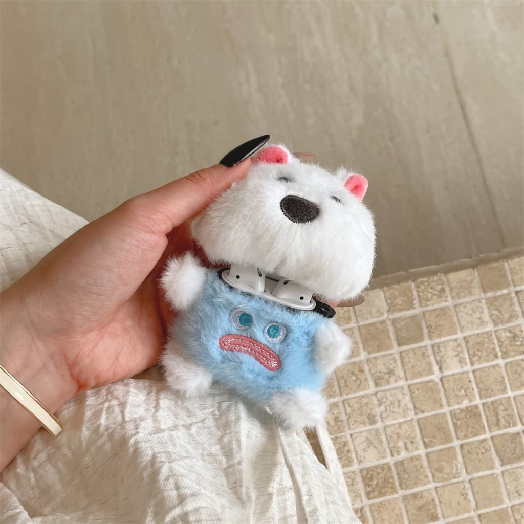 เคส AirPods สําหรับ iPhone AirPods Pro 2 AirPods 3 AirPods 1/2 AirPods 4 เคสหูฟังสัตว์ตุ๊กตา - รูปที่ 1