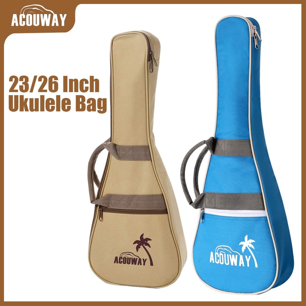 24/26 นิ้ว กระเป๋าอูคูเลเล่ ukulele bag กระเป๋าเป้สะพายหลังกันน้ำหนา อูคูเลเล่ อูคูเลเล่เป้ กระเป๋าใส่อูคูเลเล่ - รูปที่ 1