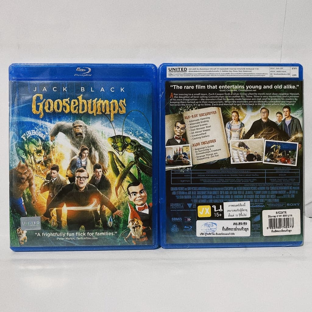 Media Play Goosebumps/ คืนอัศจรรย์ขนหัวลุก (Blu-Ray) / S52267R - รูปที่ 1