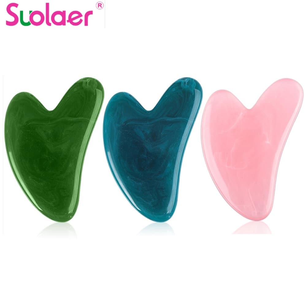 Suolaer ลูกกลิ้งหินหยกสําหรับนวดหน้า - รูปที่ 1