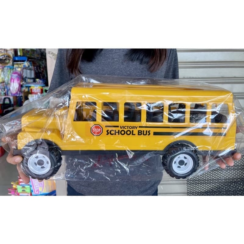 รถโรงเรียน School Bus  รถคันใหญ่ รถของเล่น รถพลาสติก รถนักเรียน รถเด็กเล่น - รูปที่ 1