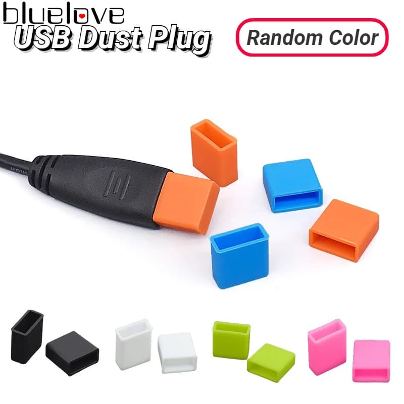 ปลั๊กซิลิโคน ตัวผู้ USB สากล ป้องกันฝุ่น / ฝาครอบป้องกันพอร์ตสายเคเบิลข้อมูล อเนกประสงค์ คุณภาพสูง / ฝาปิดป้องกันสายชาร์จ สากล - รูปที่ 1