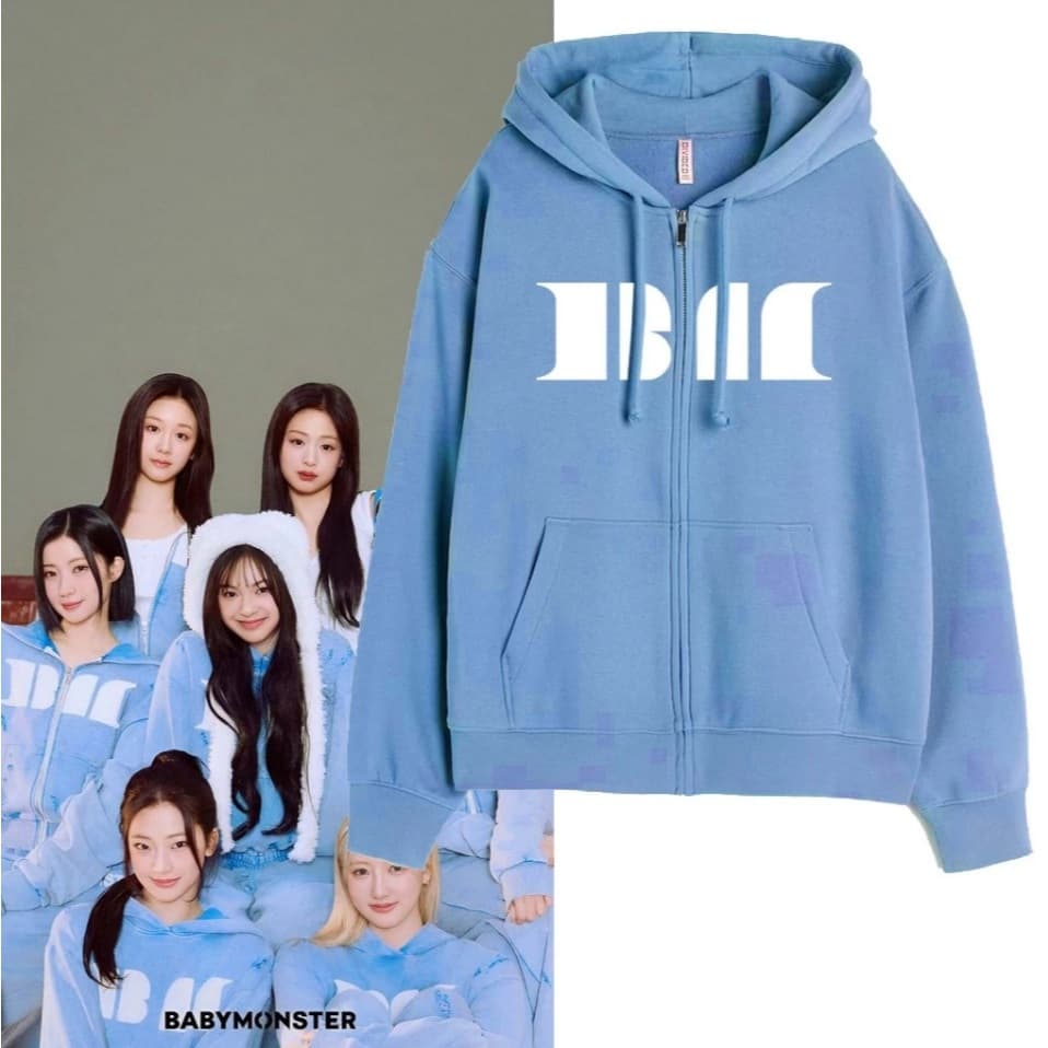 เสื้อสเวตเตอร์มีฮู้ด KPOP BABYMONSTER - รูปที่ 1