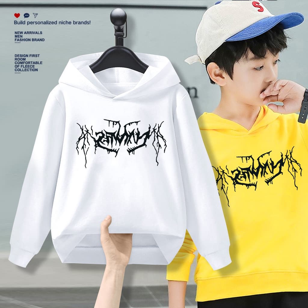 E358 เสื้อกันหนาวเด็ก เสื้อแขนยาว สำหรับเด็กหญิงและชาย งานพิมพ์ลายลายการ์ตูนน่ารัก - รูปที่ 1