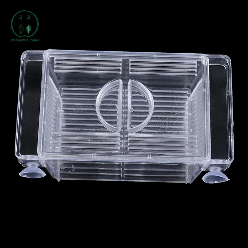 [Chicnest] ปลาพิพิธภัณฑ์สัตว์น้ํา Guppy Double Breeding Breeder Rearing Trap Box Hatchery Boutique - รูปที่ 1
