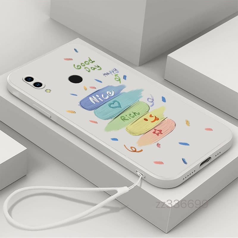 เคส Huawei nova 3i Huawei nova 3 Huawei nova 5T Huawei nova 7i nova 6 se Huawei nova 8 8i เคสโทรศัพท์มือถือ ซิลิโคน ขอบตรง พร้อมสายคล้อง สําหรับ Huawei nova 3i Huawei nova 3 Huawei nova 5T Huawei nova 7i nova 6 se Huawei nova 8 8i - รูปที่ 1