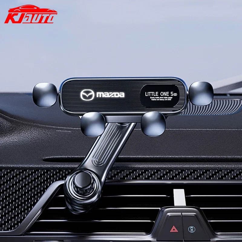 ที่วางโทรศัพท์มือถือ ช่องแอร์รถยนต์ สําหรับ Mazda 360 ° ขาตั้งหมุนแรงโน้มถ่วง สําหรับ Mazda 3 2 5 CX3 RX8 BT50 323 CX8 CX30 RX7 626 CX7 NX5 CX9 - รูปที่ 1