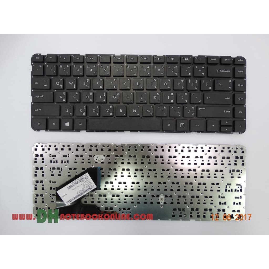 แป้นพิมพ์ คีย์บอร์ดโน๊ตบุ๊ค HP Pavilion 14-b000 14-b 697904-161 U33 AEU33L00010 Laptop Keyboard - รูปที่ 1