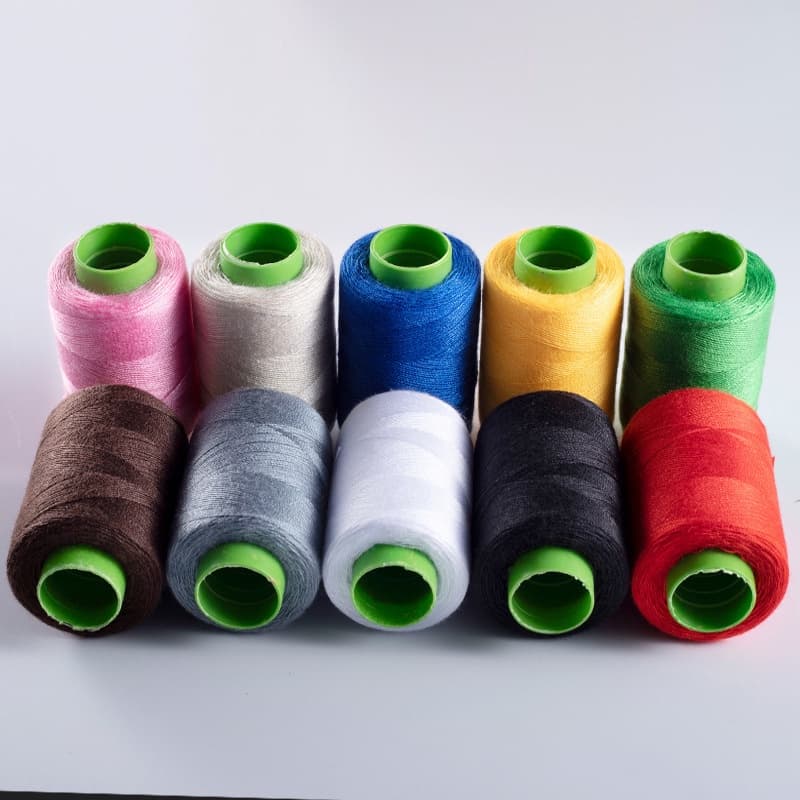 300 เมตรโพลีเอสเตอร์ Fine Thread จักรเย็บผ้ามือด้ายหัตถกรรม DIY จักรเย็บผ้าอุปกรณ์เสริมสิ่งทอบาง - รูปที่ 1