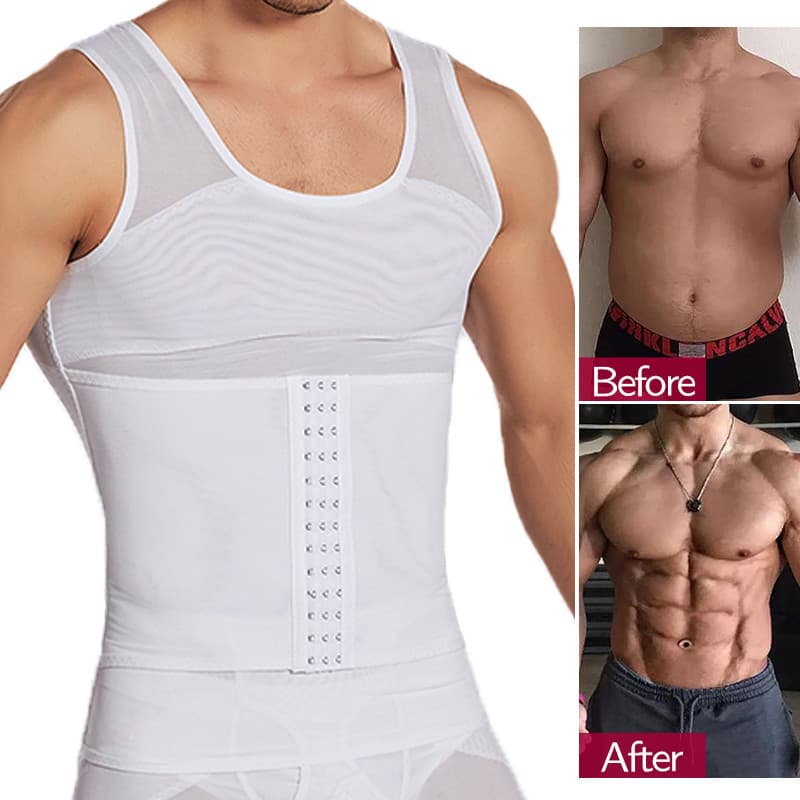 เสื้อกล้าม กระชับสัดส่วนหน้าท้อง สําหรับผู้ชาย - รูปที่ 1