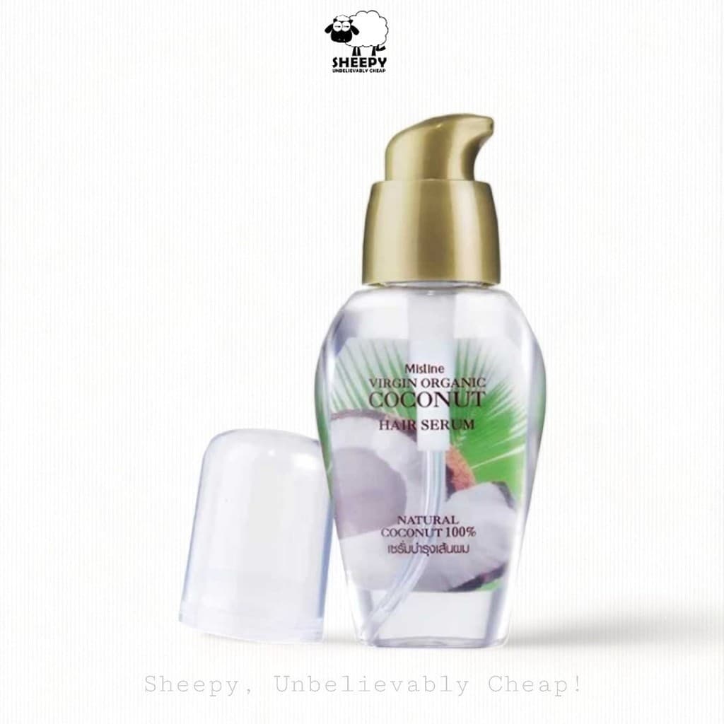 Mistine เซรั่มบำรุงผมน้ำมันมะพร้าว มิสทีน เวอร์จิ้น ออร์แกนิค โคโค่นัท 35 มล Virgin Organic Coconut Hair Serum 35ml. - รูปที่ 1