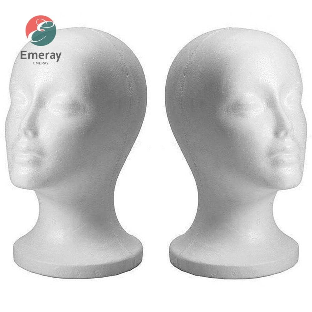 Emeray หัวนางแบบโฟม หัวโฟม โฟมหัววิกผม เพศชายหรือหญิง - รูปที่ 1