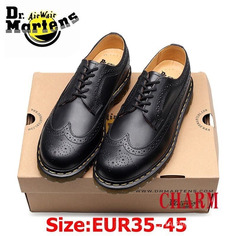 【คุณภาพสูง 100%】【ของแท้】dr.martens Brock รองเท้าหนังลําลอง ขนาดเล็ก กันน้ํา สําหรับผู้ชาย และผู้หญิง 7OXM - รูปที่ 1