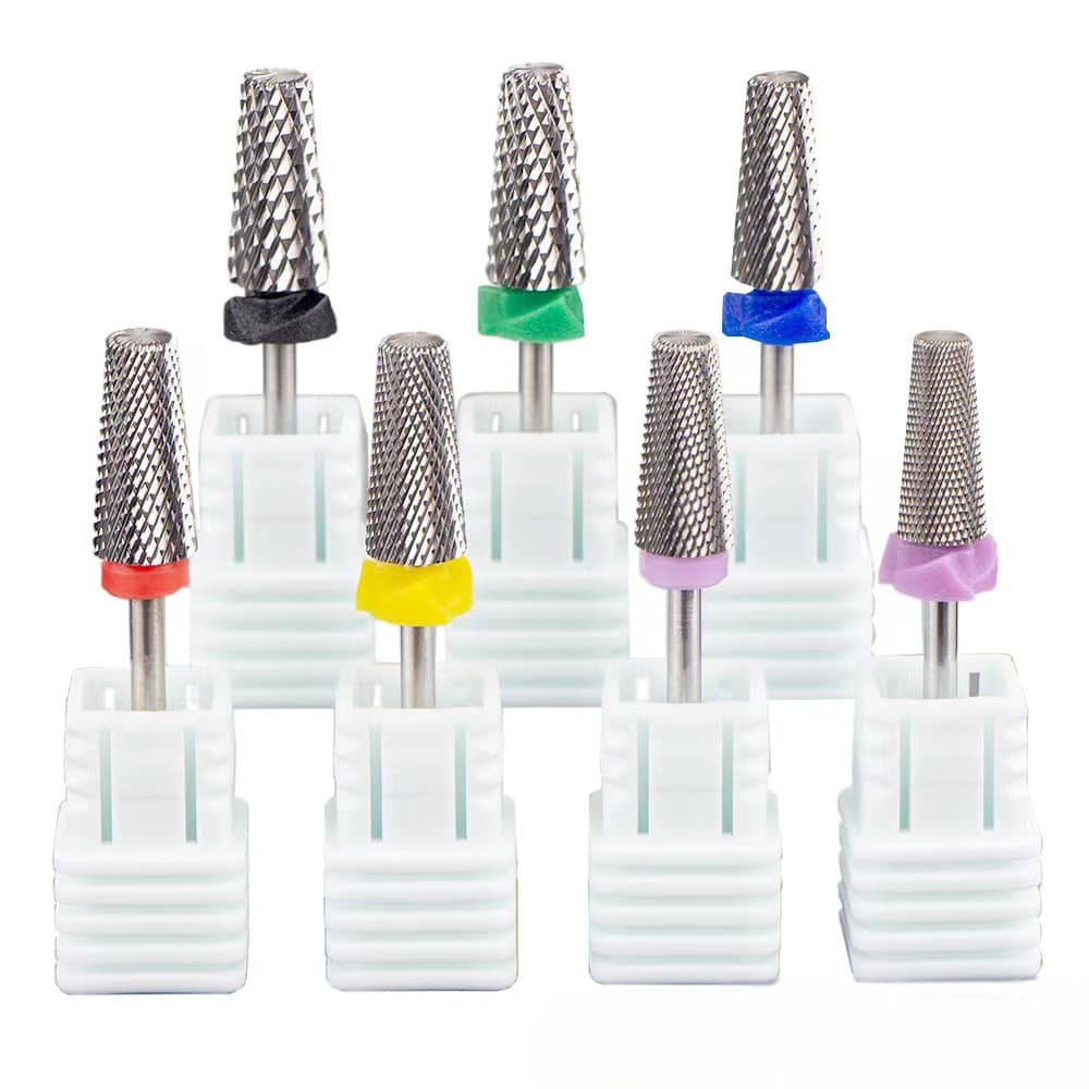 หัวเจียรเล็บ เจียรเก็บหนัง เก็บโคน pvc เล็บปลอม ถอดเจล ถอดเล็บ ทังสเตนคาร์ไบด์ -wenailsth - รูปที่ 1