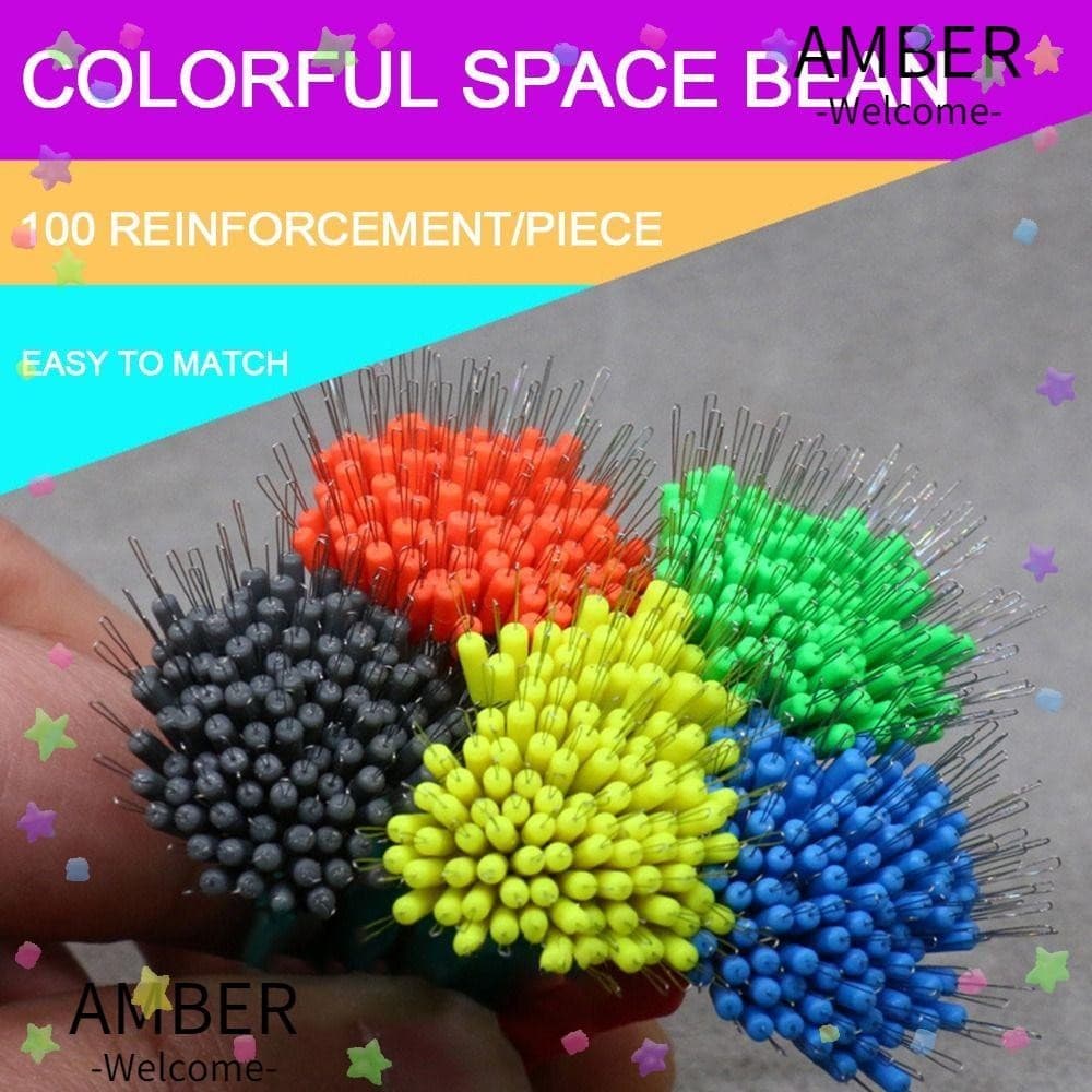 Amber จุกปิดสายเบ็ดตกปลา แบบยางใส ทนทาน 6 ขนาด 200 ชิ้น - รูปที่ 1