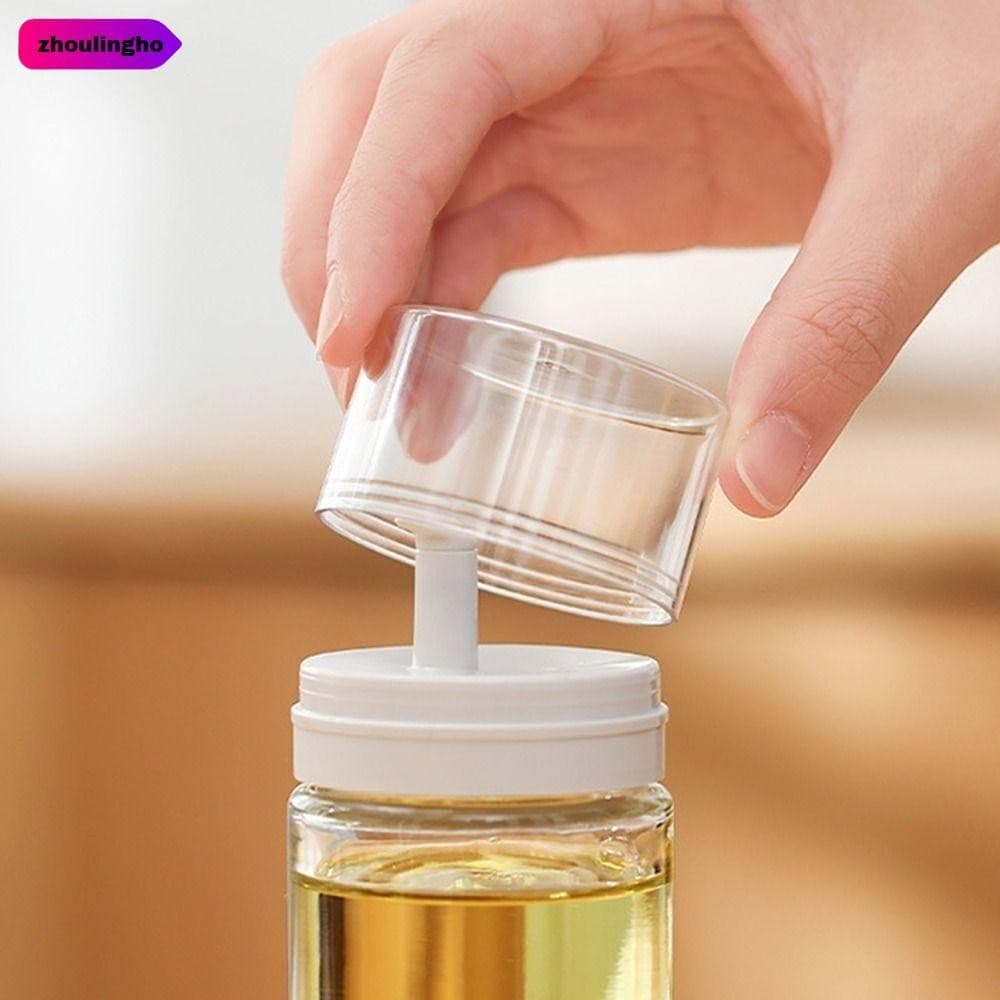 ZHOULINGHO เครื่องจ่ายน้ํามัน,ซอสแก้วขวดน้ํามัน Pourer, Gadgets หัวฉีด Air Vents น้ําส้มสายชูเครื่องปรุงรสคอนเทนเนอร์ห้องครัว - รูปที่ 1