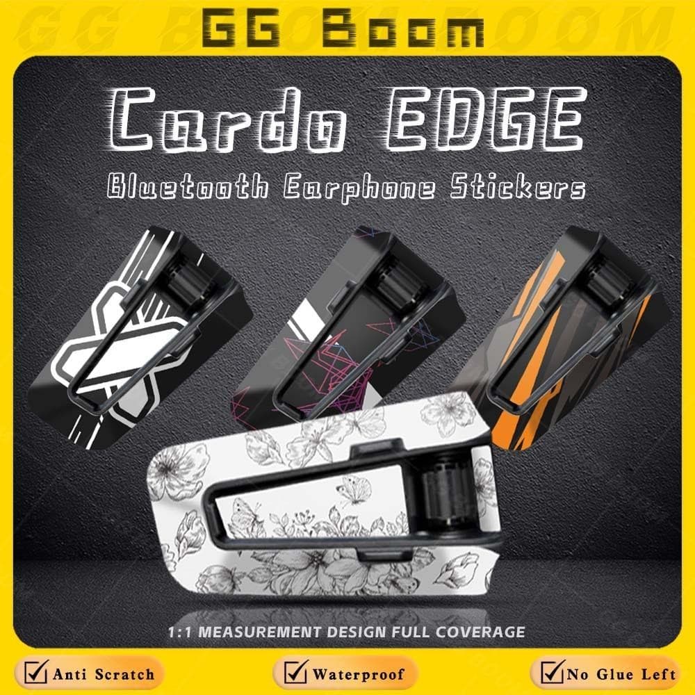 สําหรับ Cardo EDGE cardo edge รถจักรยานยนต์ชุดหูฟังบลูทูธสติกเกอร์หูฟังป้องกัน Decals ป้องกันรอยขีดข่วนกันน้ํา - รูปที่ 1